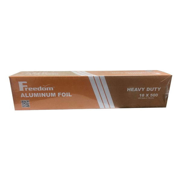Heavy Duty Aluminum Foil Roll with Serrated Cutter 18
