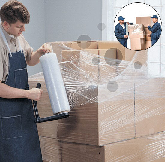 18 Inches X 1500 Feet Shrink Wrap | 80 Gauge Thick | Furniture Moving Wrap (1-Pack)