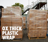 20 Inches X 1000 Feet Shrink Wrap Roll With Handles- 80 Gauge Thick, Clear (2-Pack)