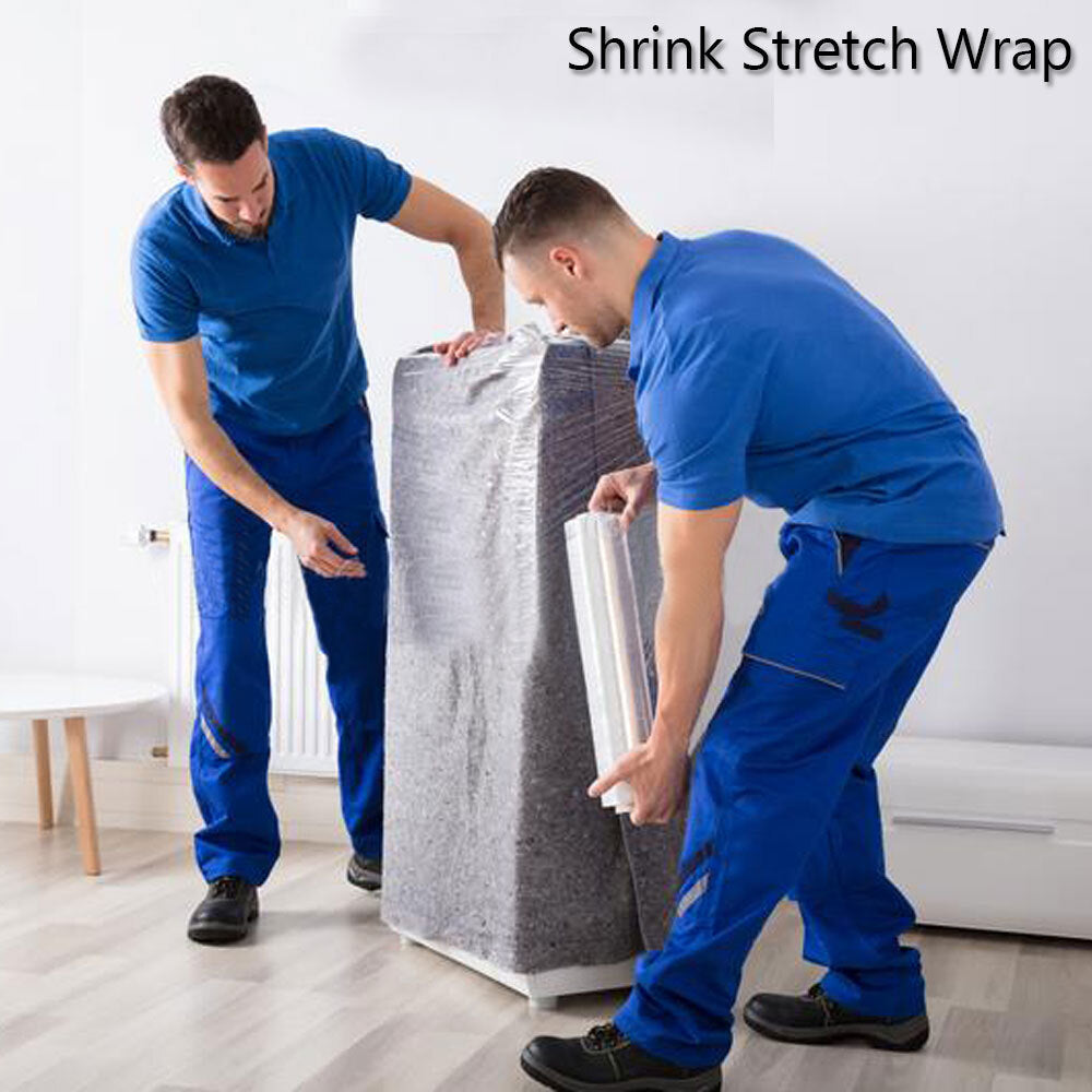 18 Inches X 1500 Feet Shrink Wrap | 80 Gauge Thick | Furniture Moving Wrap (1-Pack)