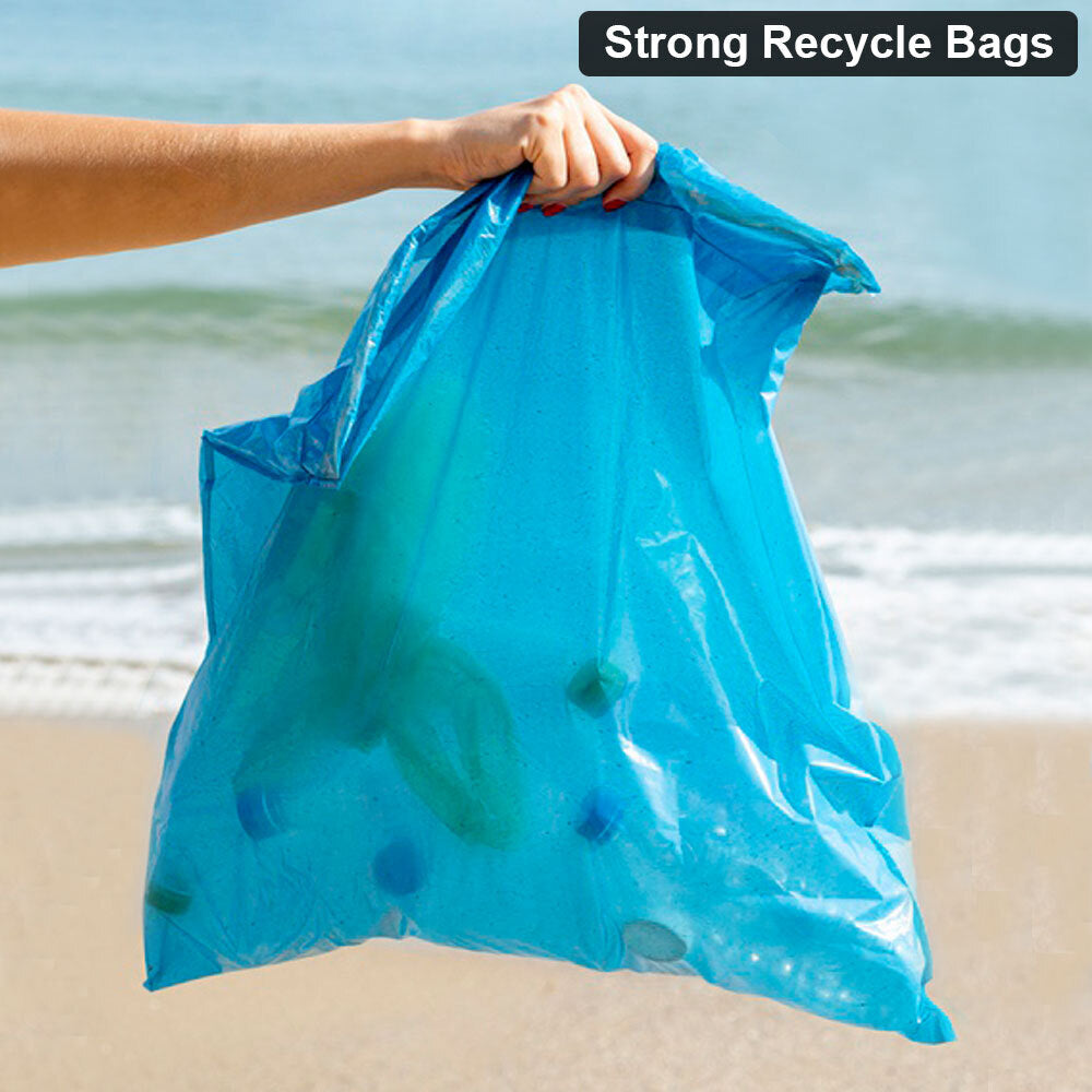 46 Gallon 1.5 MIL Recycling Bags, 37" x 46"