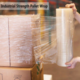 Tough Pallet Shrink Wrap - 18 Inches X 1000 Feet Stretch Film 80 Gauge (2-Pack)