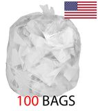Trash Can Bags 60-65 Gallon, 1.5 mil Leak-Proof & Durable Thick Can Liners, Large Garbage Bags