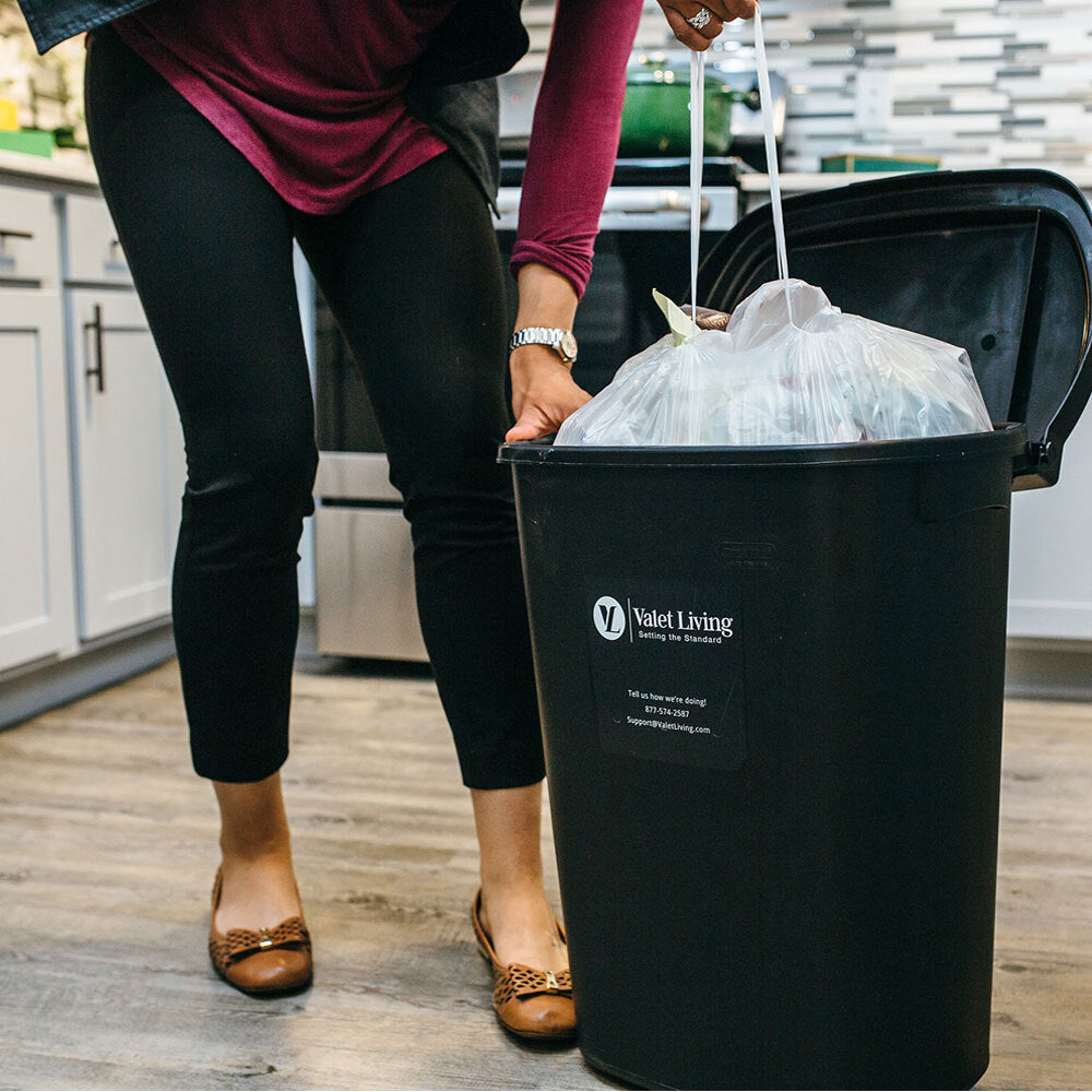 Trash Can Bags 55 Gallon, 1.5 mil Thick Leak-Proof & Durable Can Liners, 36" X 52" Large Garbage Bags