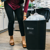 Trash Can Bags 55 Gallon, 1.5 mil Thick Leak-Proof & Durable Can Liners, 36" X 52" Large Garbage Bags