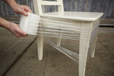 Plastic Stretch Pallet Wrap Core, 3 Inches X 1000 Feet, 80 Gauge, Clear (18-Pack)