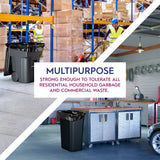 39 Gallon Capacity 1.5 mil Thick Extra Heavy Duty Garbage Bag 32" x 37"