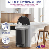 Ox Plastics 55-60 Gallon Trash Can Liner, High Density 38”x60”, 200 Bags