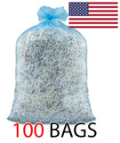 46 Gallon 1.5 MIL Recycling Bags, 37" x 46"