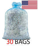 Trash Can Bags 39 Gallon, 1.5 mil Thick Leak-Proof & Durable Can Liners, 32" x 37" Large Garbage Bags