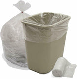 Ox Plastics 7-10 Gallon Trash Can Liner, High Density 24”x24”, 1000 Bags
