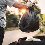42-46 Gallon Capacity 2 mil Thick Extra Heavy Duty Garbage Bag 37" x 43"