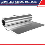Premium Aluminum Foil | 12”x1000 Feet Long | Industrial Size and Strength | Commercial Grade & Length Foil Wrap for Food Service Industry and Home Use| Strong Silver (1 Pack)
