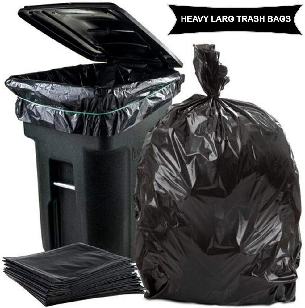 42-46 Gallon Capacity 2 mil Thick Extra Heavy Duty Garbage Bag 37" x 43"