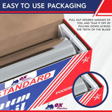 Premium Aluminum Foil | 12”x1000 Feet Long | Industrial Size and Strength | Commercial Grade & Length Foil Wrap for Food Service Industry and Home Use| Strong Silver (1 Pack)