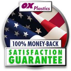 Ox Plastics 45-50 Gallon Trash Can Liner, High Density 40”x48”, 200 Ba – OX  Plastics
