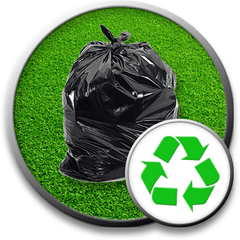 46 Gallon 1.5 MIL Recycling Bags, 37 x 46 – OX Plastics