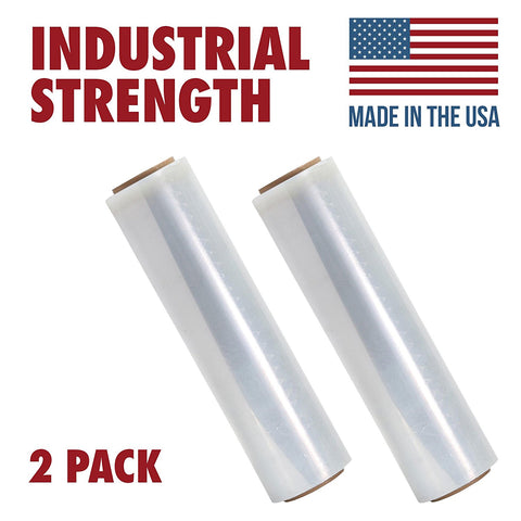 Tough Pallet Shrink Wrap, 18 Inches X 850 Feet Stretch Film, 80 Gauge (2-Pack)