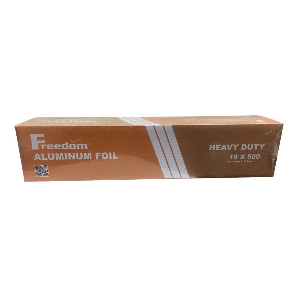 Ox Plastics Aluminum Foil Wrap for Food | Heavy Duty Aluminum Foil | BBQ  Silver Foil Rolls for Grilling, Roasting, Baking | Perfect for Commercial 