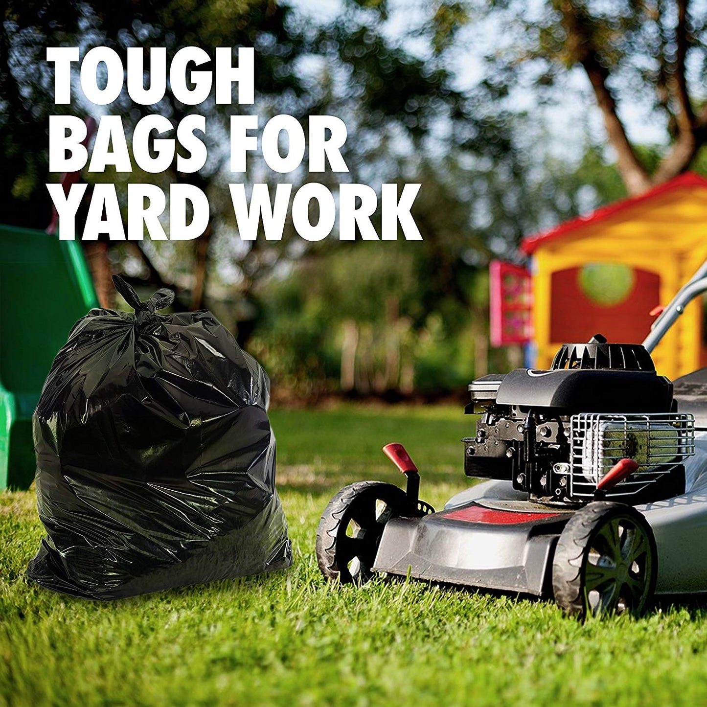 Trash Can Bags 42 Gallon, 4 mil Thick Can Liners, 34" X 44" Garbage Bags 100 Count