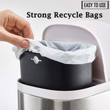 60-65 Gallon 1.5 MIL Strong Clear Trash Bags