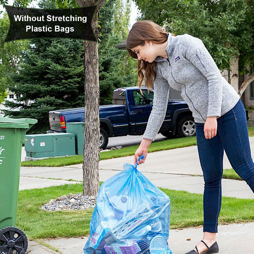 Trash Can Bags 55 Gallon, 1.5 mil Thick Leak-Proof & Durable Can Liners, 36" X 52" Large Garbage Bags