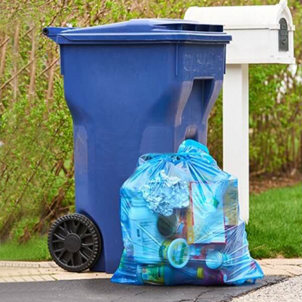 30 Gal. Blue Recycling Bags (50-Count)