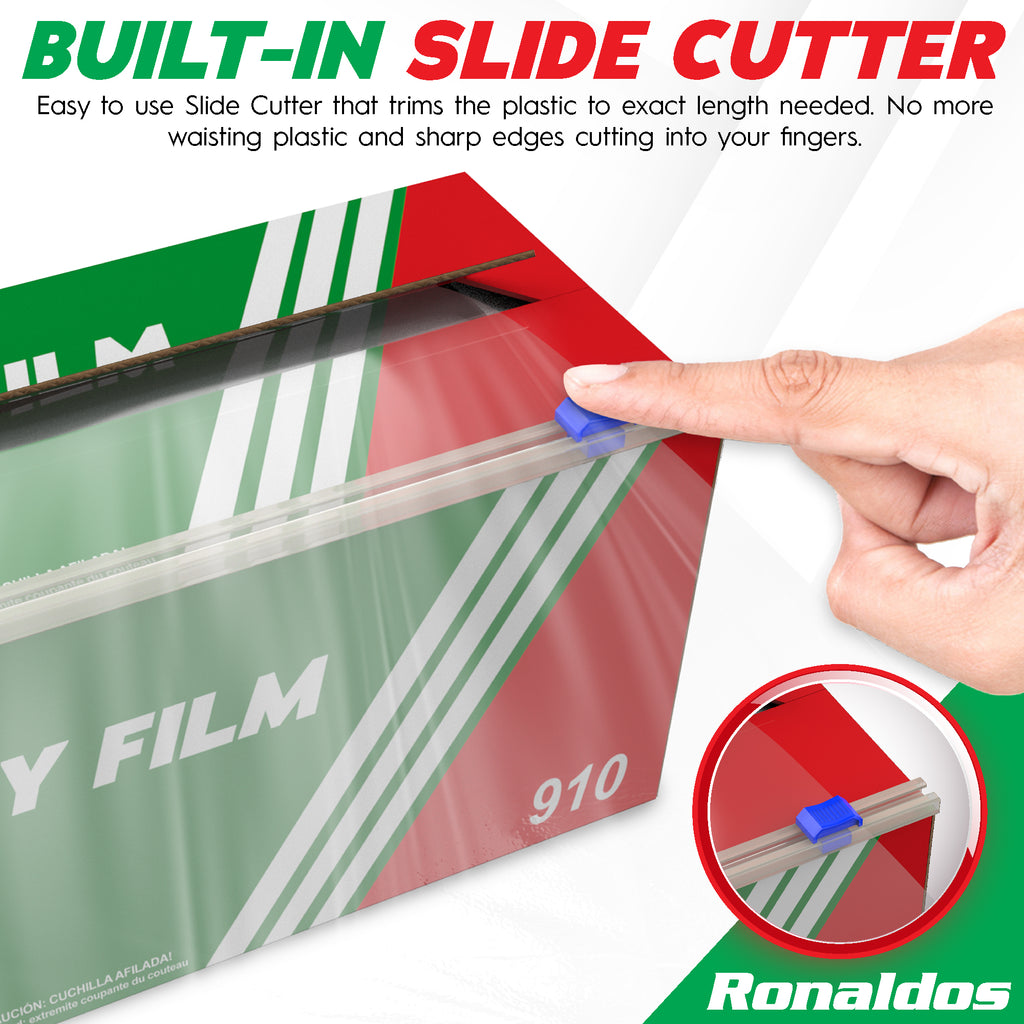 cut plastic wrap EASY way (slide cutter) 