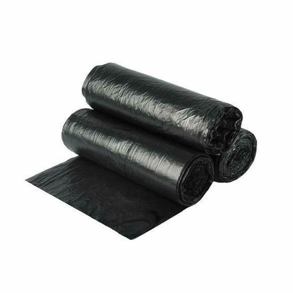 Lavex 55-60 Gallon 22 Micron 38 x 60 High Density Black Janitorial Can  Liner / Trash Bag - 150/Case