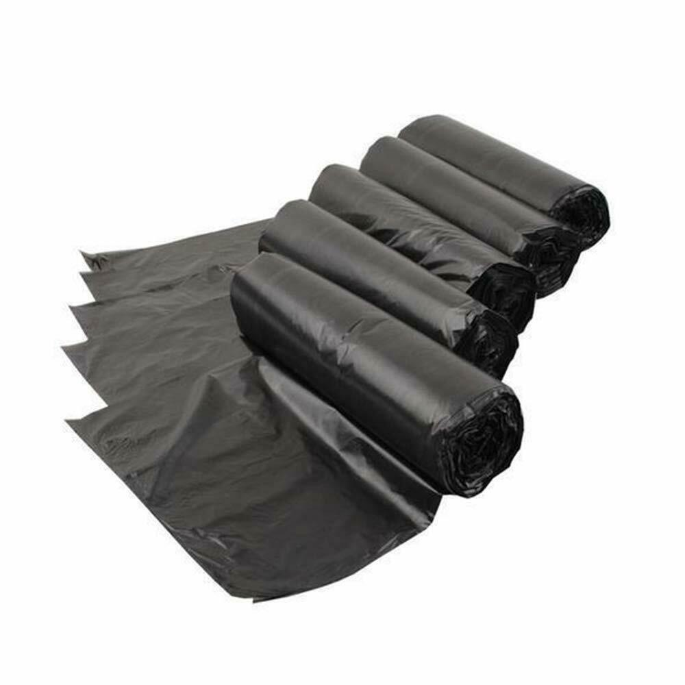 7-10 Gallon Black Trash Bags 24x24 6 Micron 1000 Bags-2221