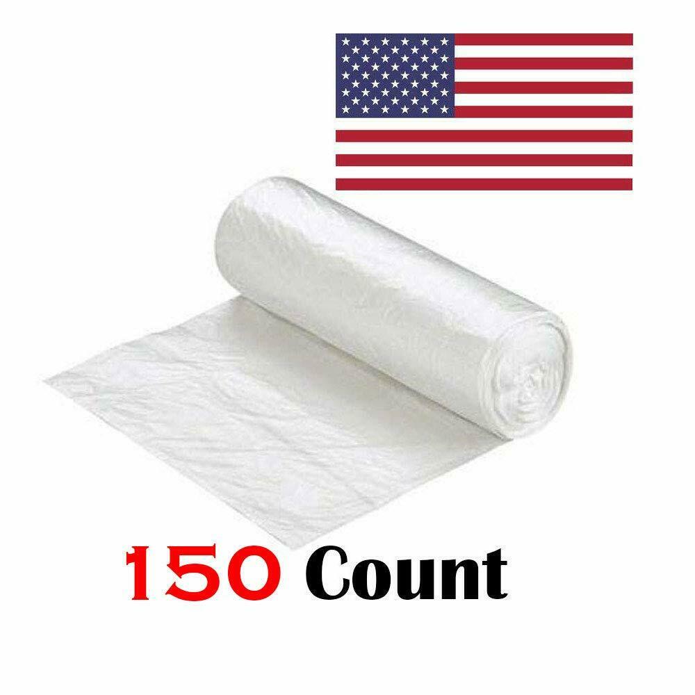 Ox Plastics 45-50 Gallon Trash Can Liner, High Density 43" x 48", 150 Bags